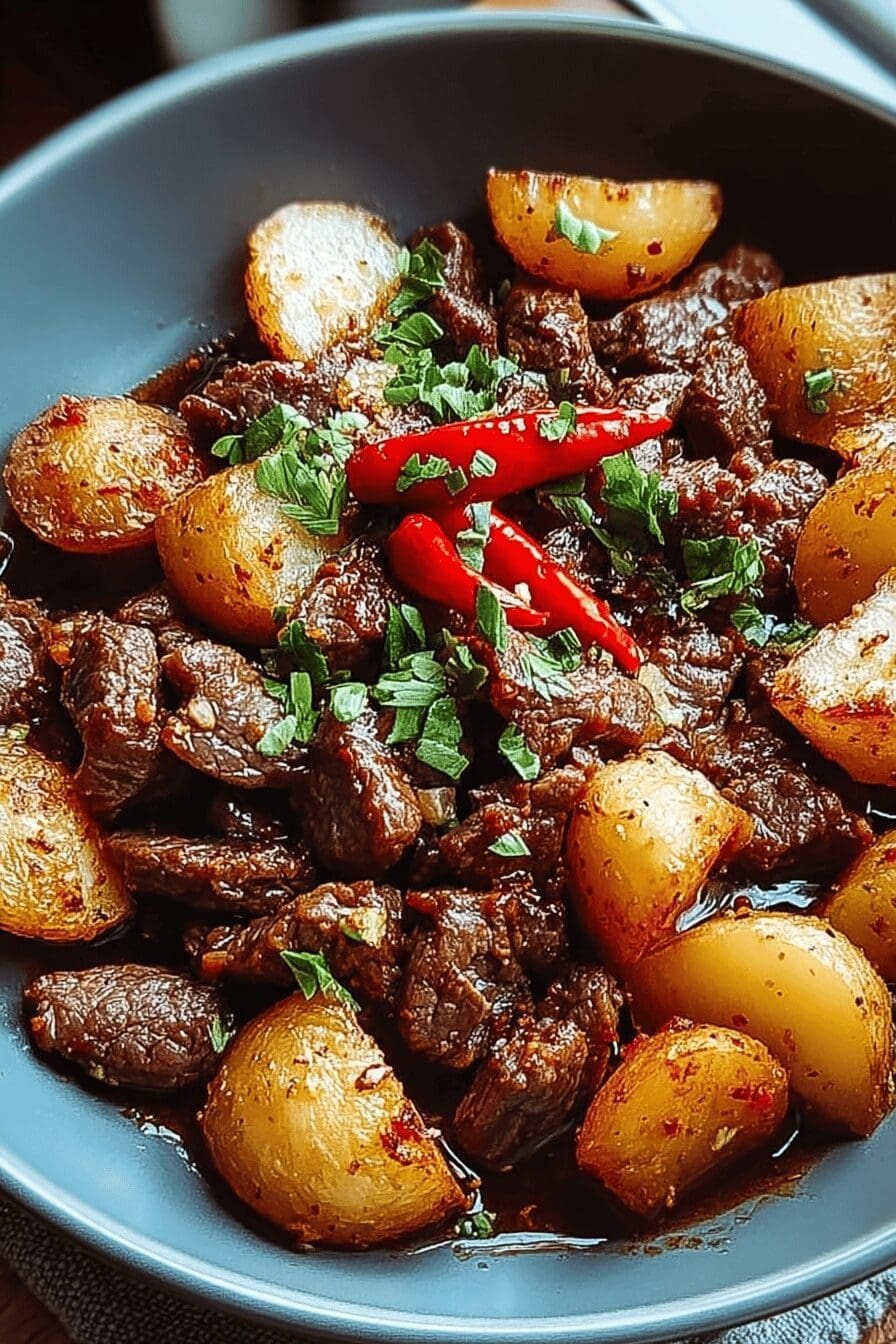 Beef Crispy Potatoes