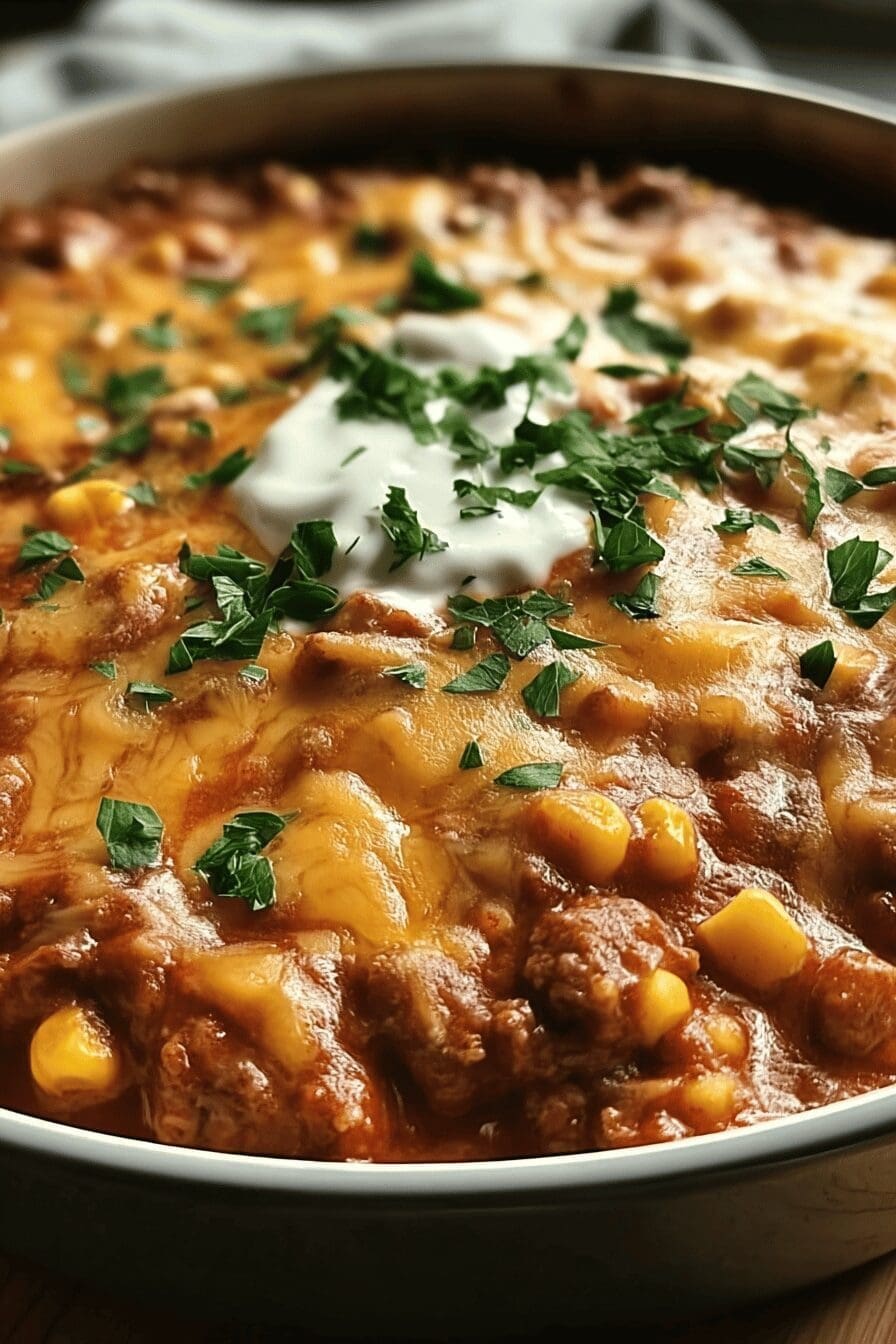 Cheesy Ground Beef Enchilada Chili Recipe For Bold Flavor 6 Cheesy Enchilada Chili