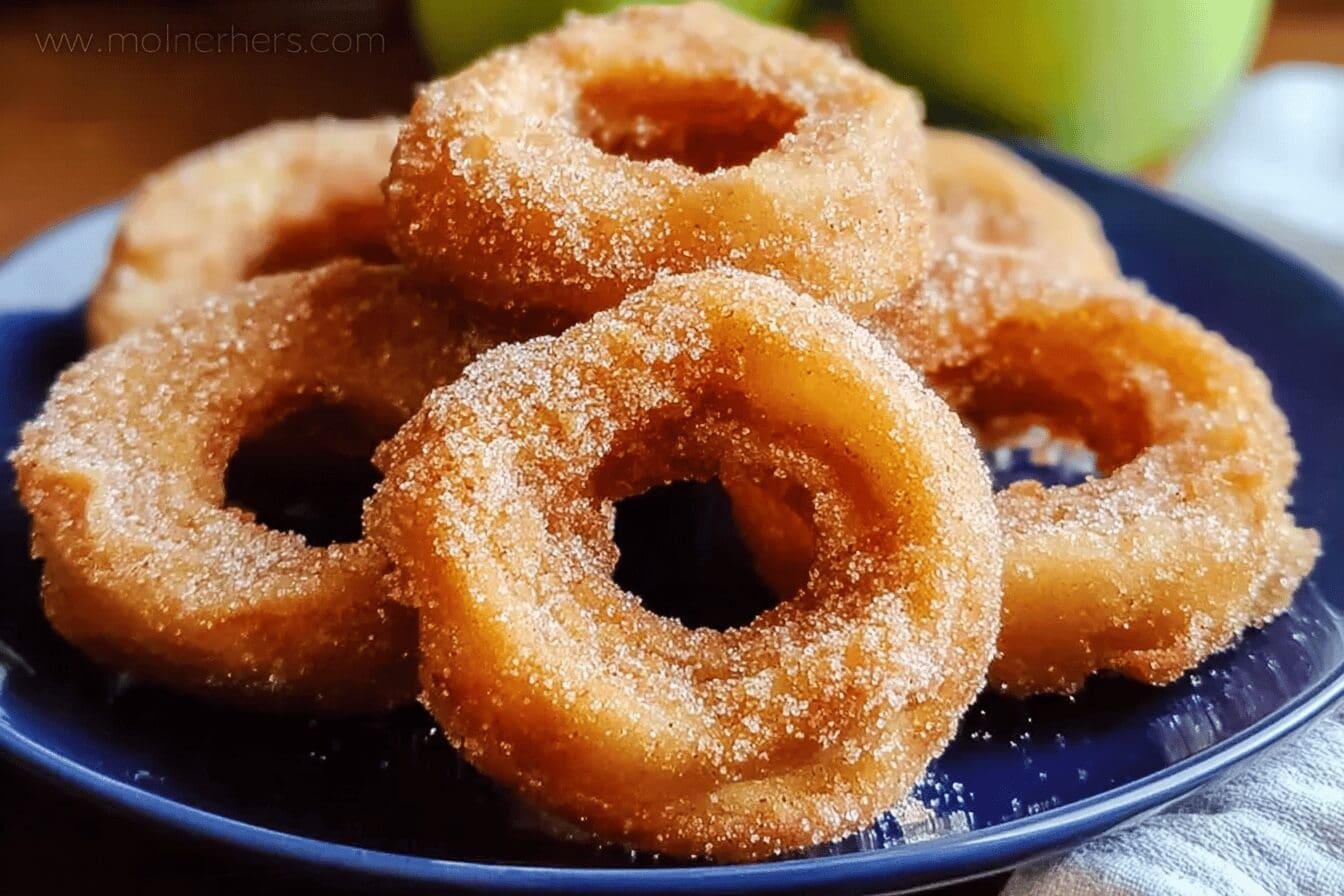Fried Cinnamon Apple Rings