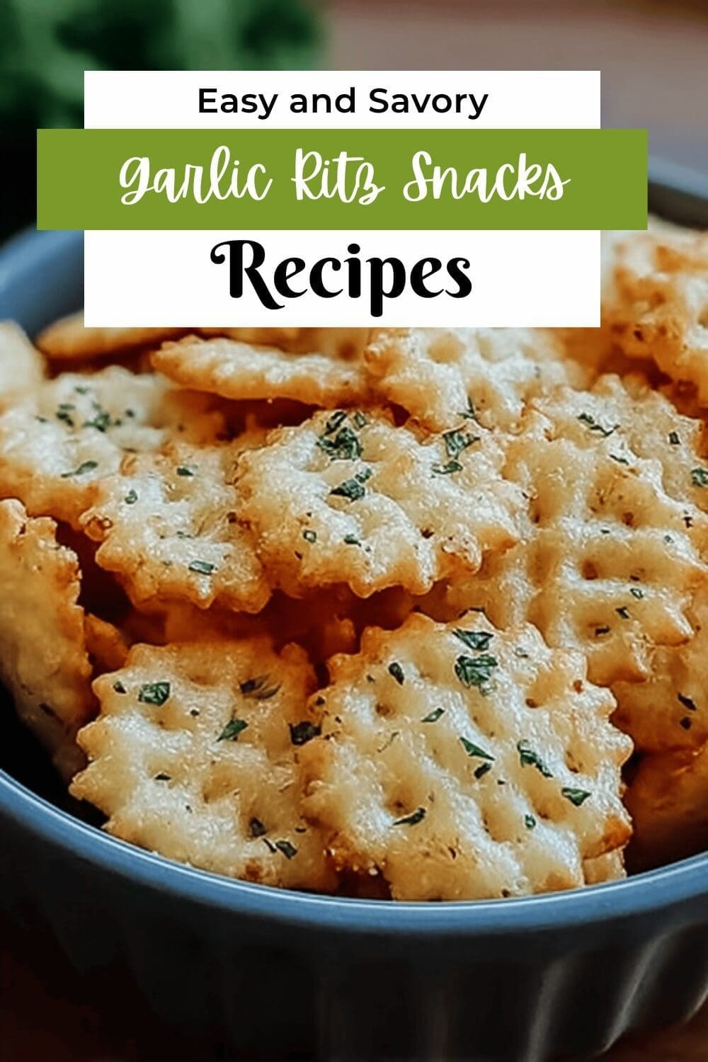 Garlic Ritz Snacks