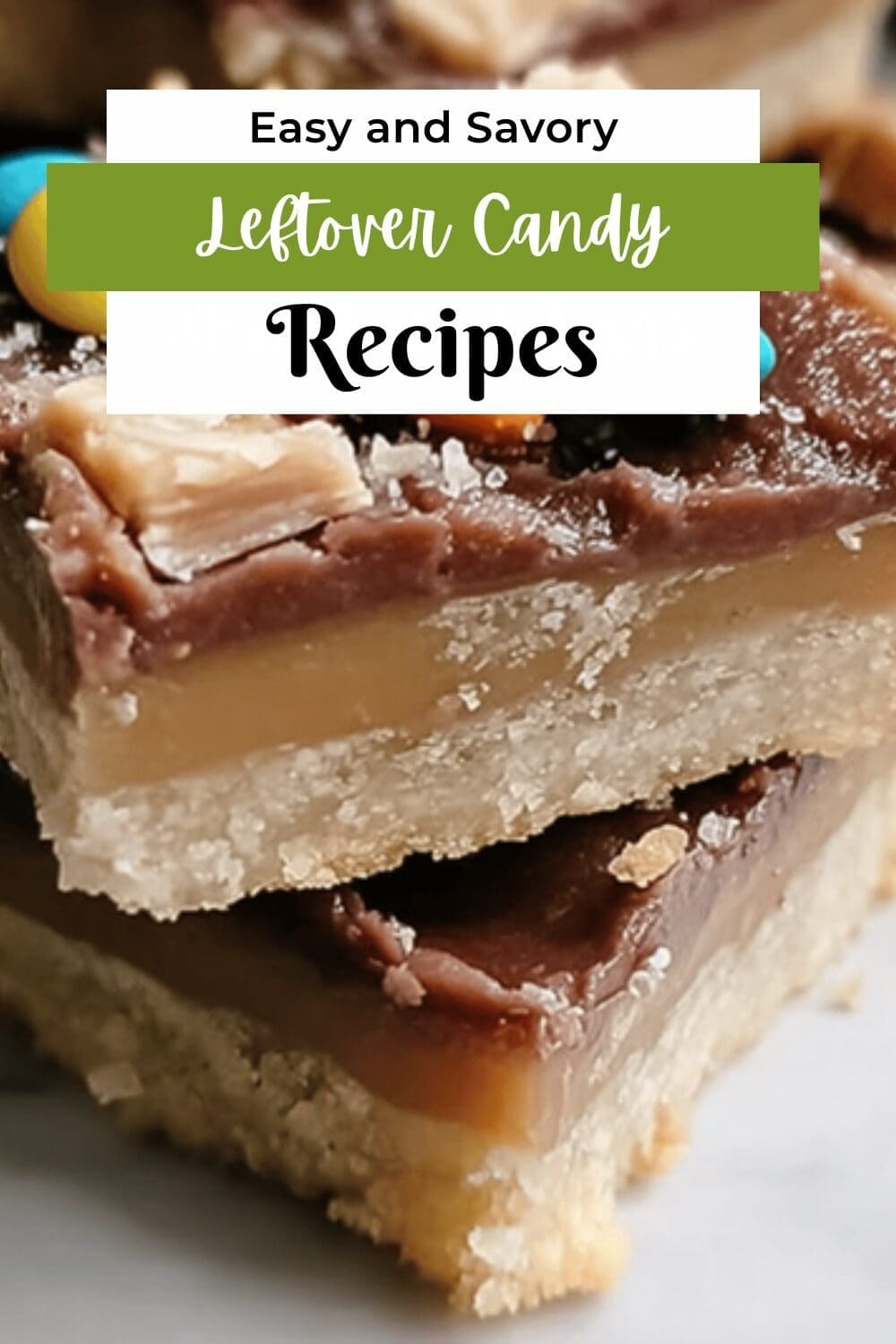 Leftover Candy Shortbread Bars