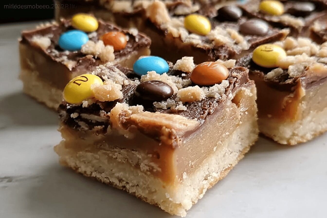 Leftover Candy Shortbread Bars