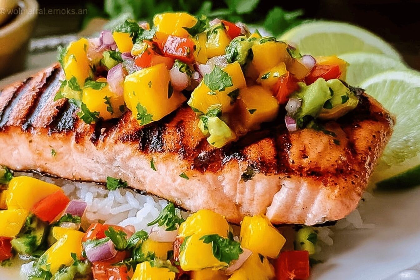 Salmon With Mango Salsa