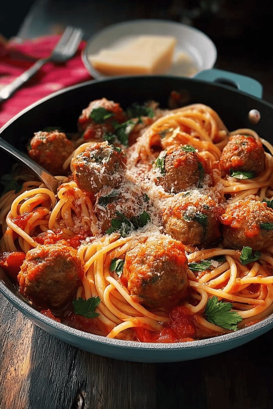 Spaghetti Meatball Supper