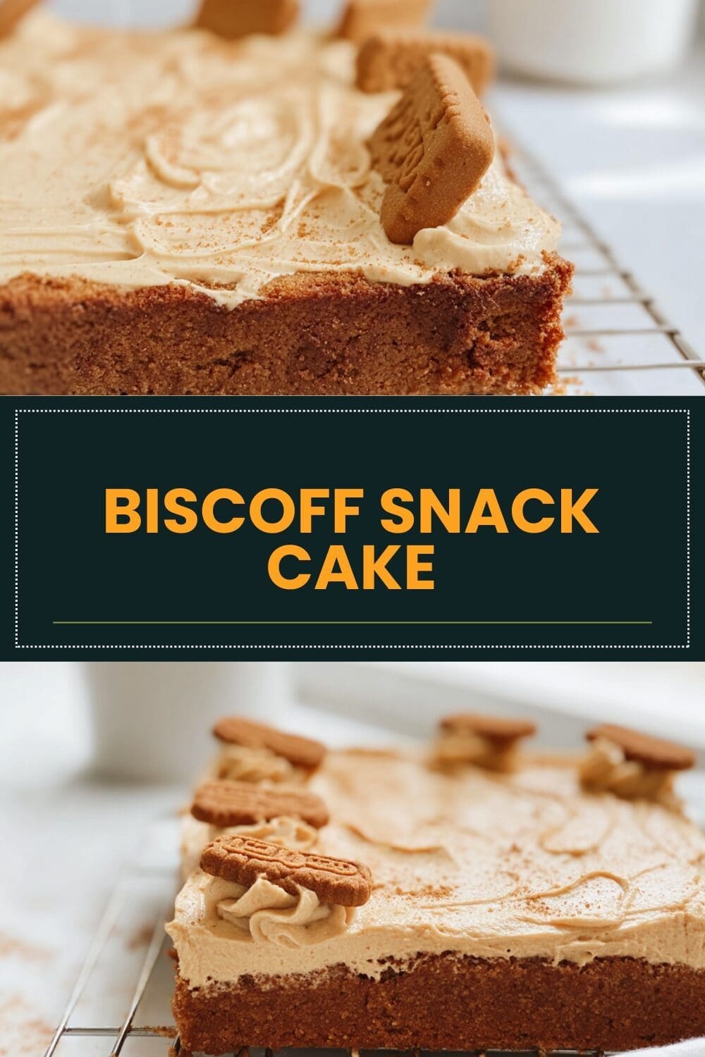 Biscoff Snack Cake