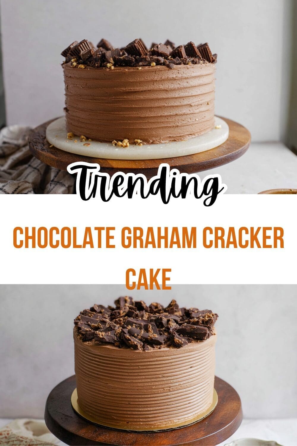 Chocolate Graham Cracker Cake
