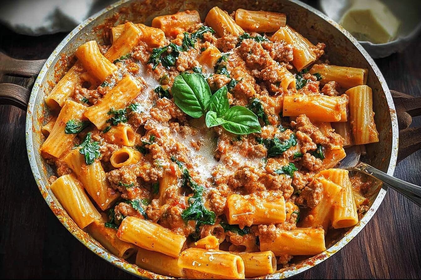Creamy Sausage Rigatoni One-Pan Recipe Ready In 30 Minutes 6 Creamy Sausage Rigatoni