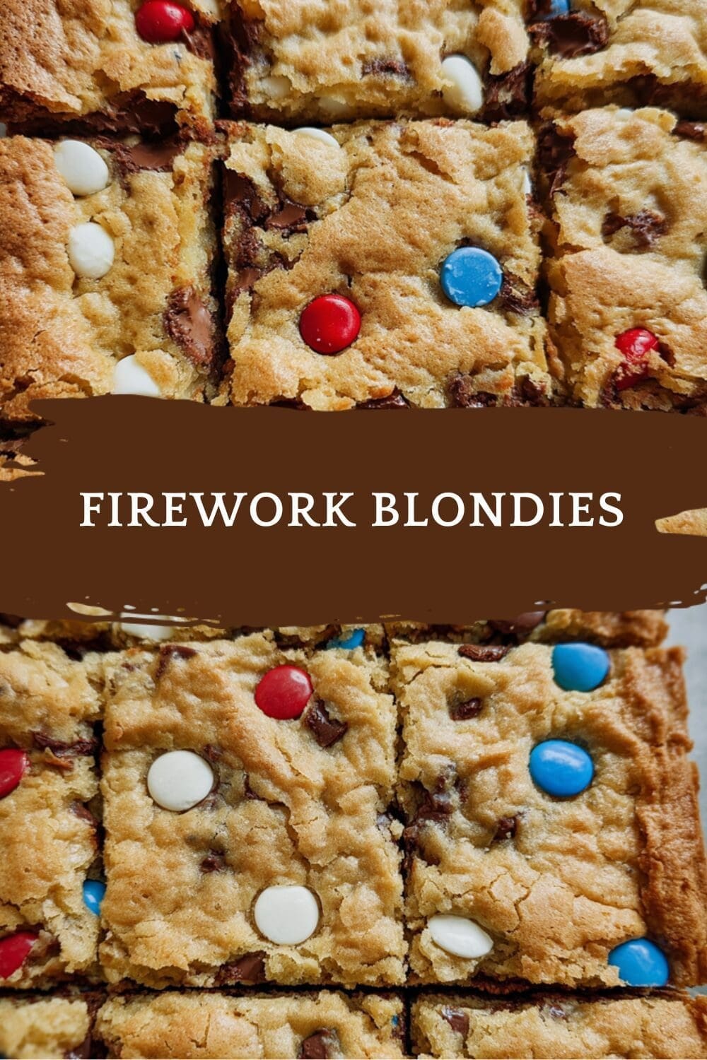 Fireworks Blondies: Sparkling Sweet Bars For Celebrations 7 Firework Blondies