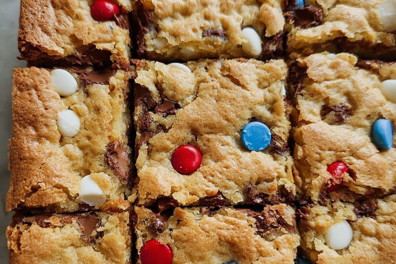 Fireworks Blondies: Sparkling Sweet Bars For Celebrations 6 Firework Blondies