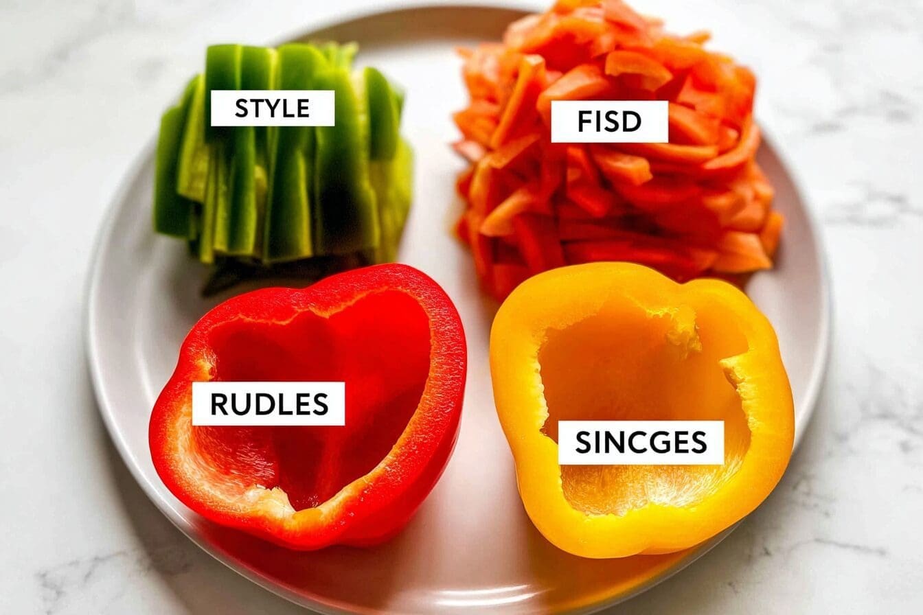How To Cut A Bell Pepper