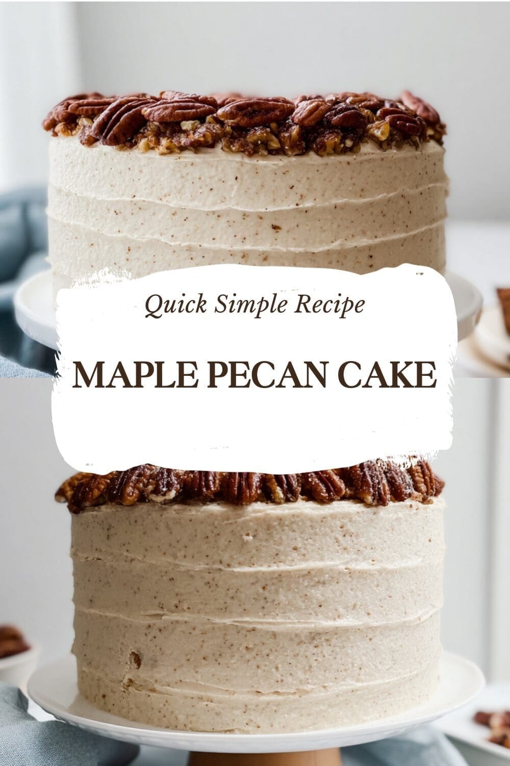 Maple Pecan Cake Recipe With Sweet Syrup Glaze 7 Maple Pecan Cake