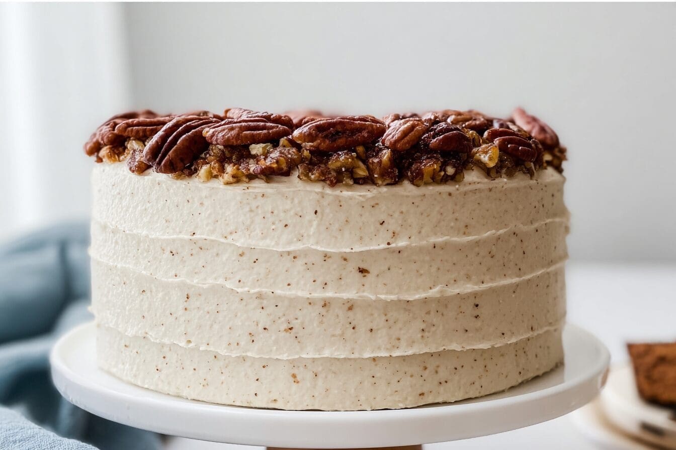 Maple Pecan Cake Recipe With Sweet Syrup Glaze 6 Maple Pecan Cake