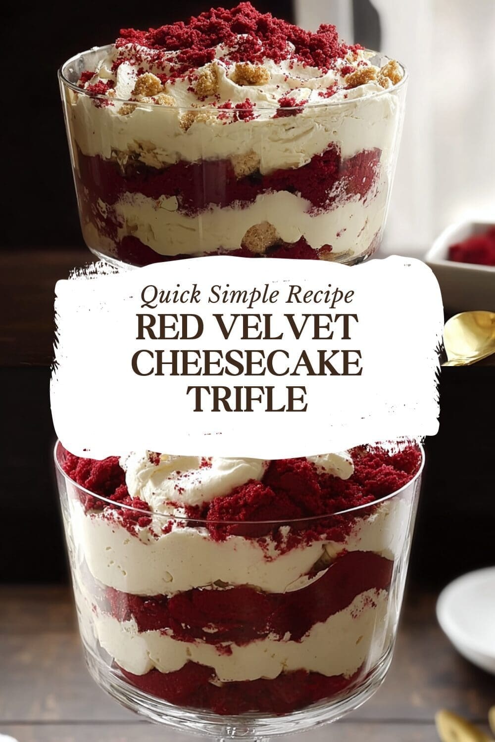 Red Velvet Trifle Recipe With Layers Of Creamy And Decadent Flavor 7 Red Velvet Cheesecake Trifle