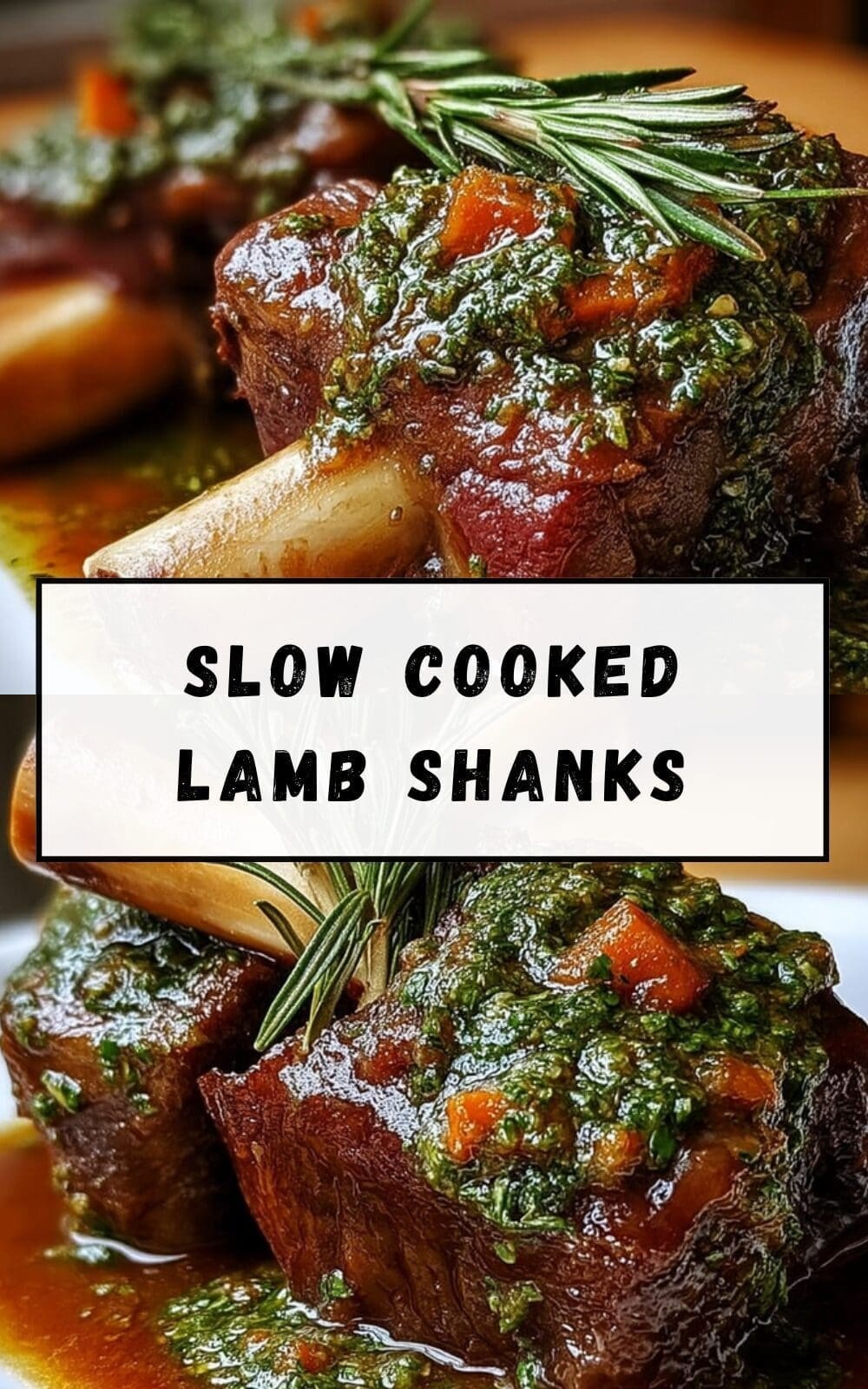 Slow Cooked Lamb Shanks