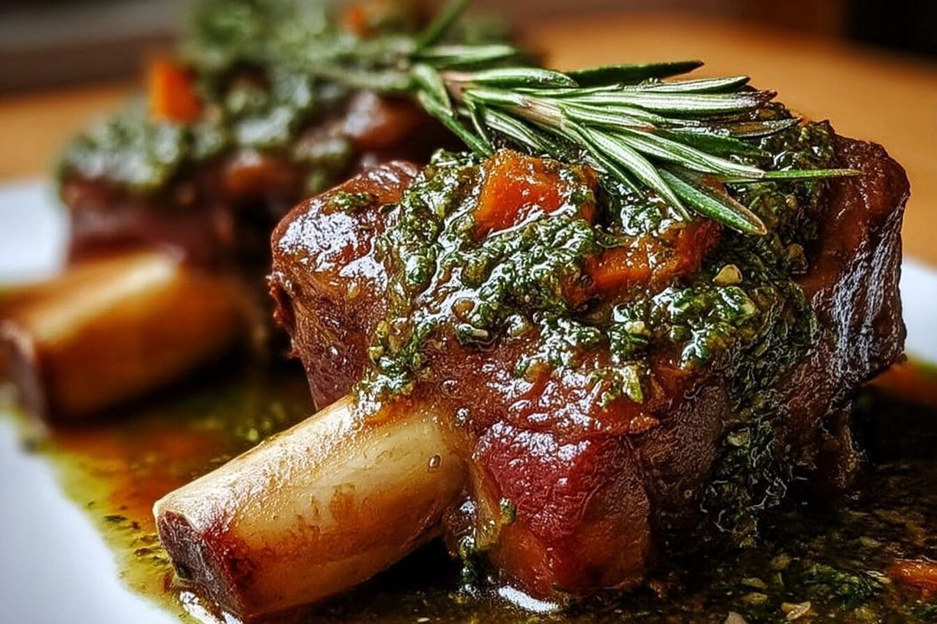 Slow Cooked Lamb Shanks