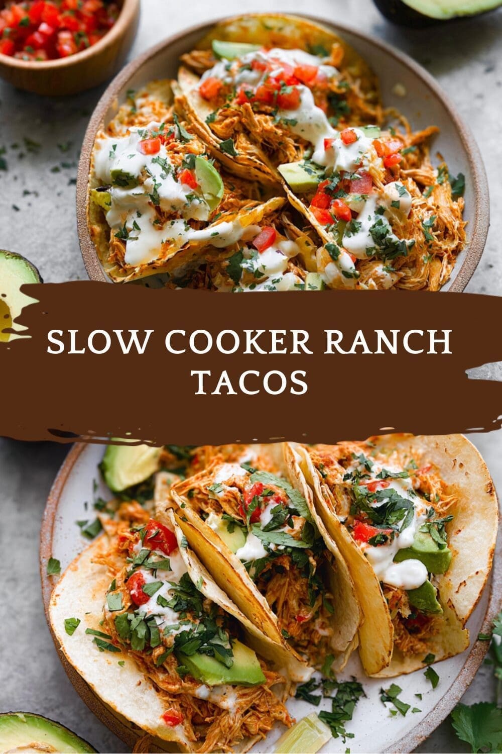 Slow Cooker Ranch Tacos