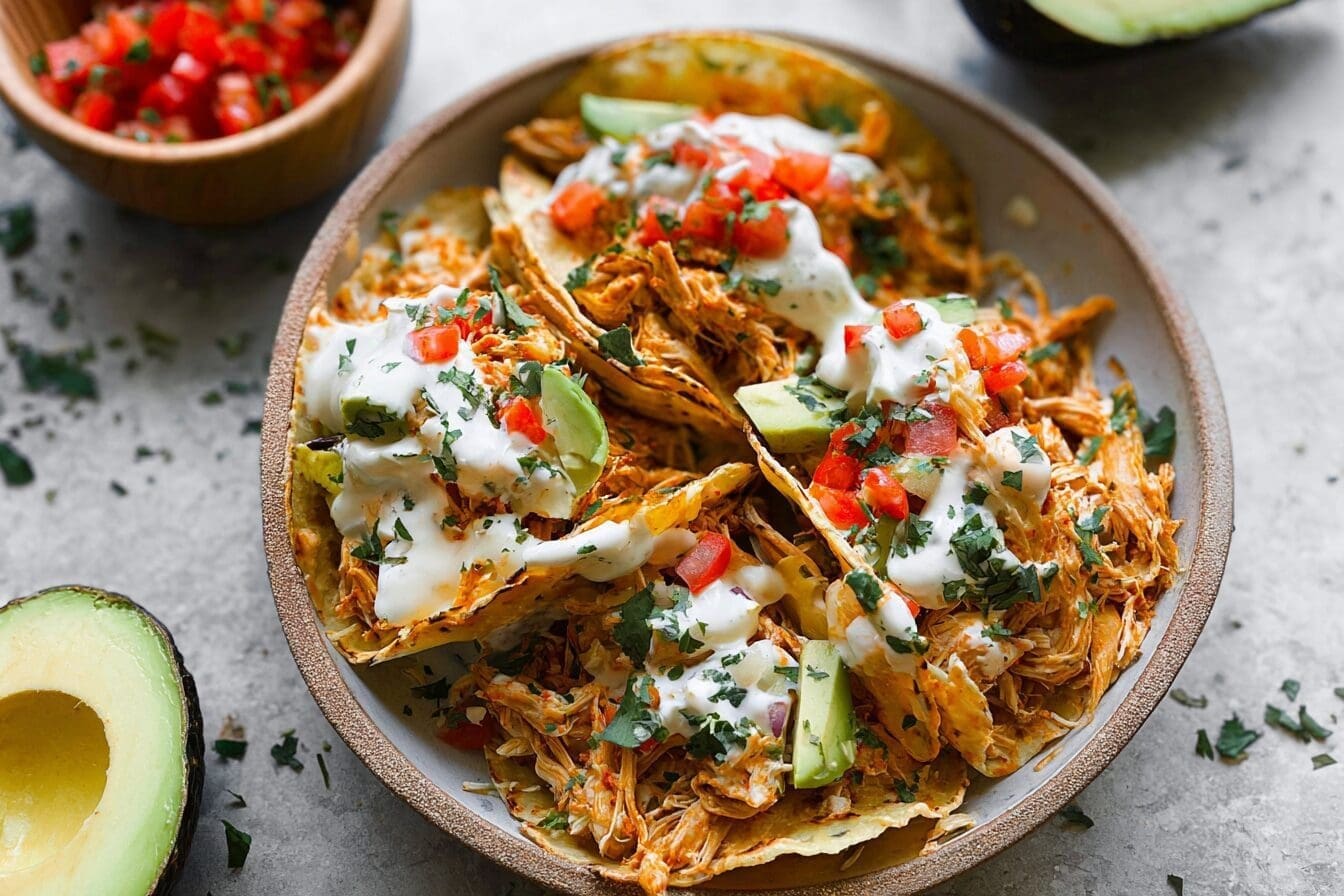 Slow Cooker Ranch Tacos