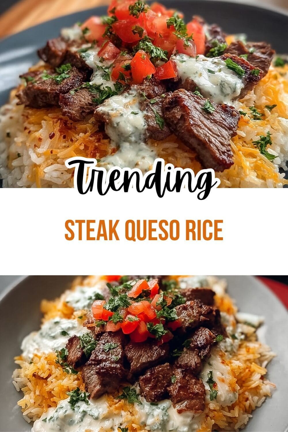 Steak Queso Rice