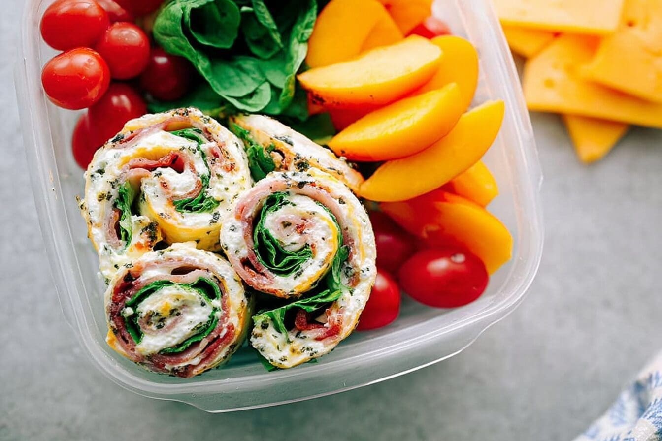 Turkey Bacon Ranch Pinwheels