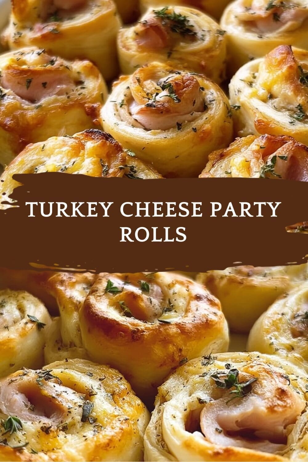 Turkey Cheese Party Rolls