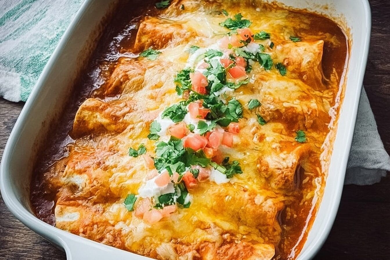 Cheese Enchiladas: Creamy Baked Recipe With Homemade Enchilada Sauce 6 Cheese Enchiladas