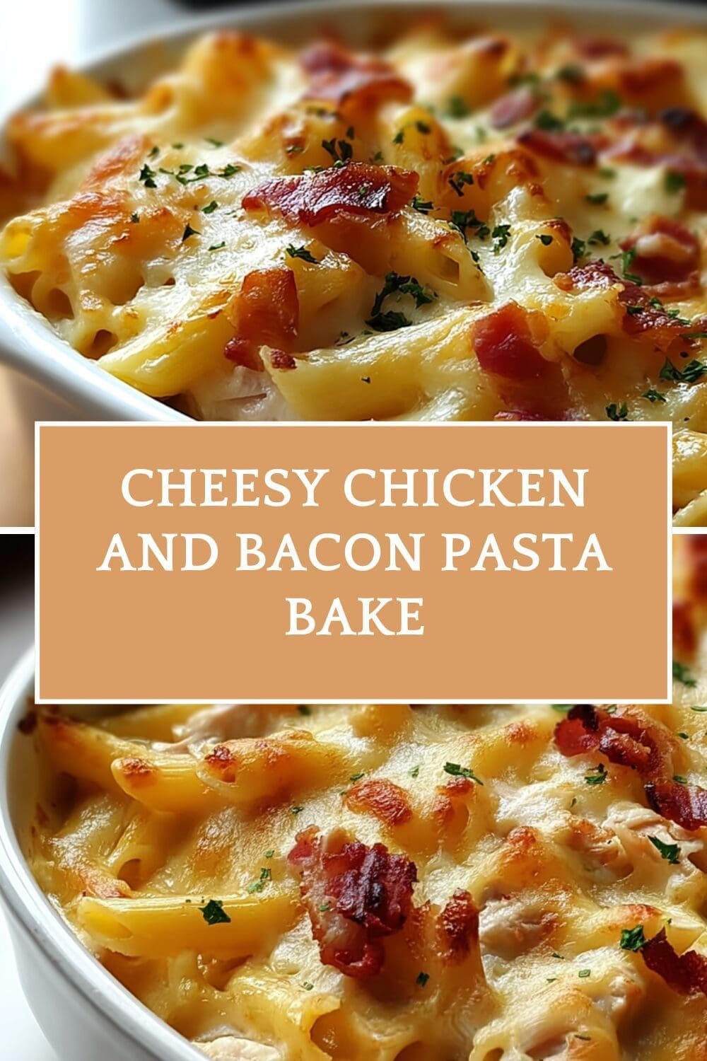 Cheesy Pasta Bake With Chicken Bacon And Creamy Cheese Sauce 7 Cheesy Chicken And Bacon Pasta Bake