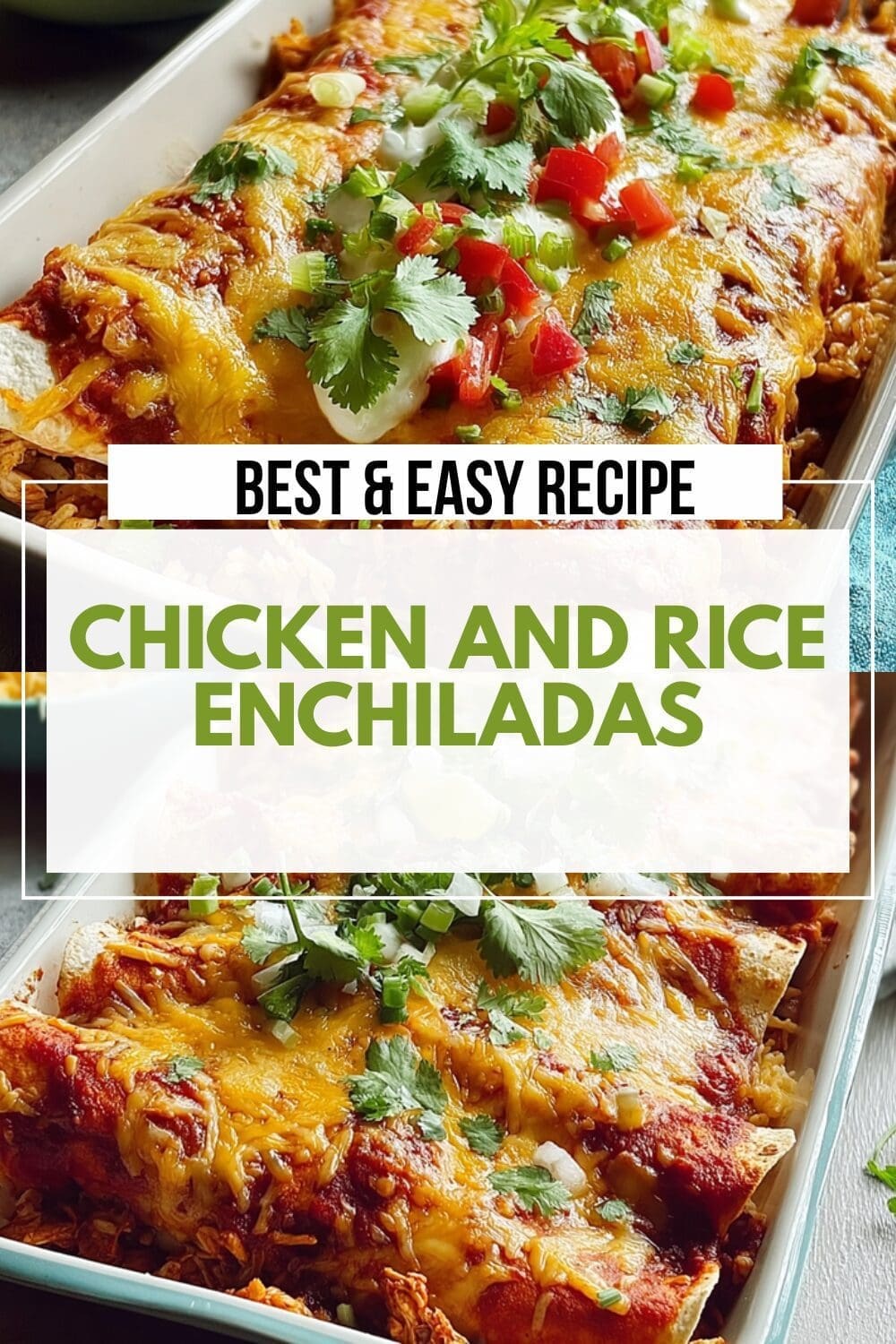 Chicken And Rice Enchiladas