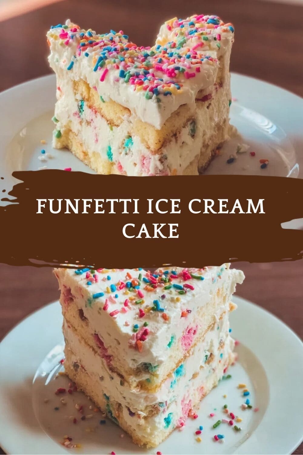 Funfetti Ice Cream Cake