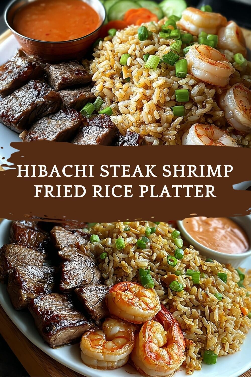 Hibachi Steak Shrimp Fried Rice Platter