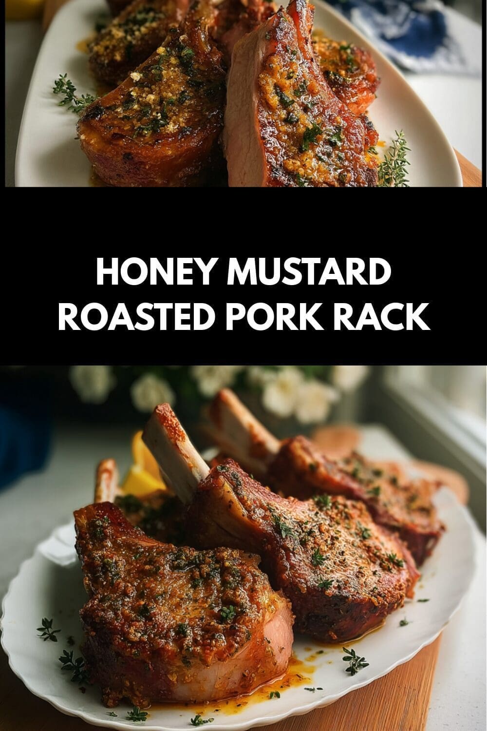 Honey Mustard Roasted Pork Rack