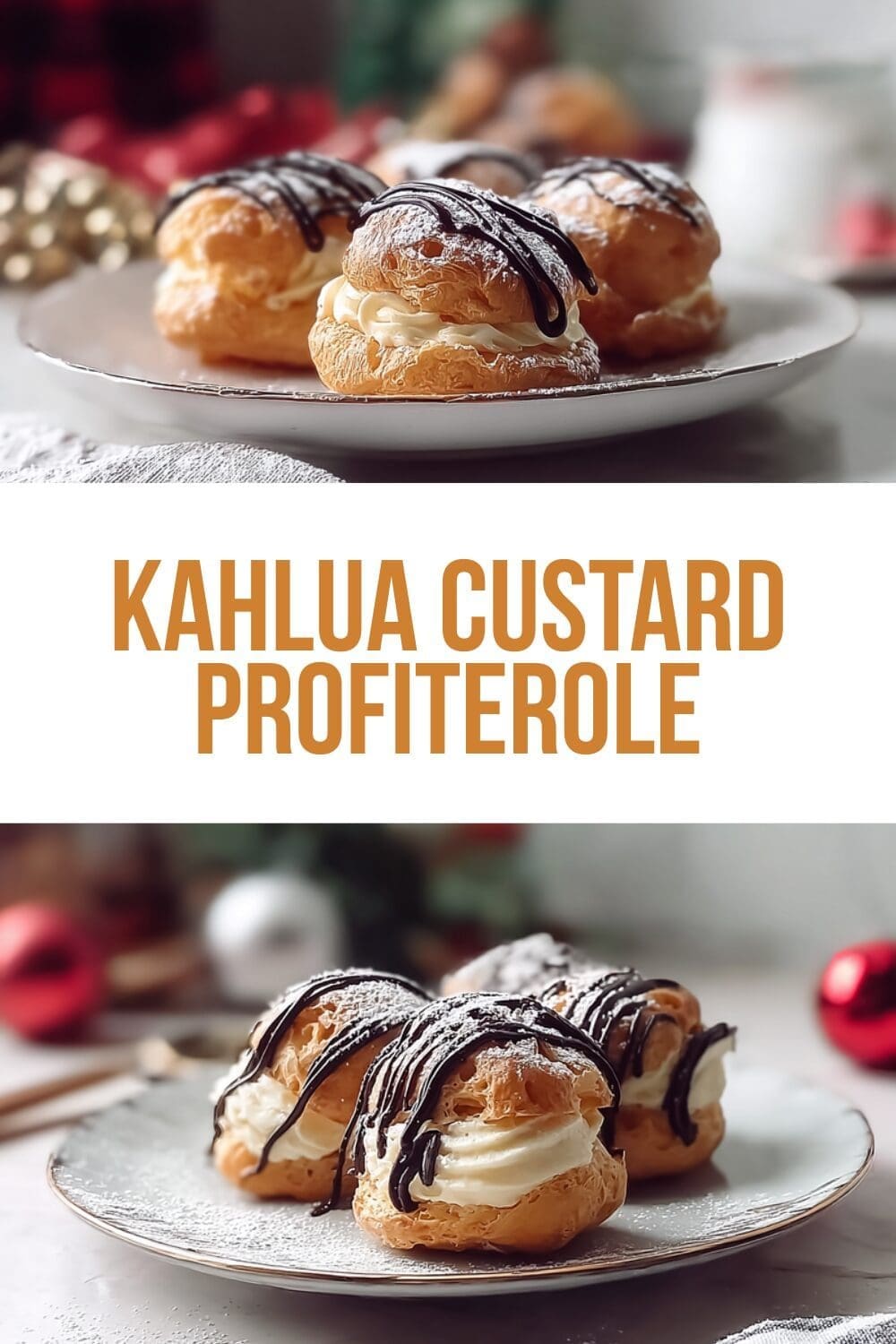 Kahlua Custard Profiterole