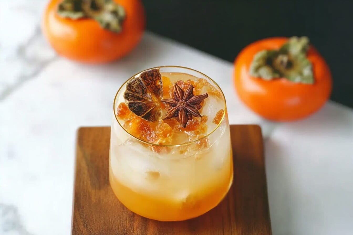 Persimmon Collins Cocktails Recipes For Fresh And Fruity Drinks 6 Persimmon Collins