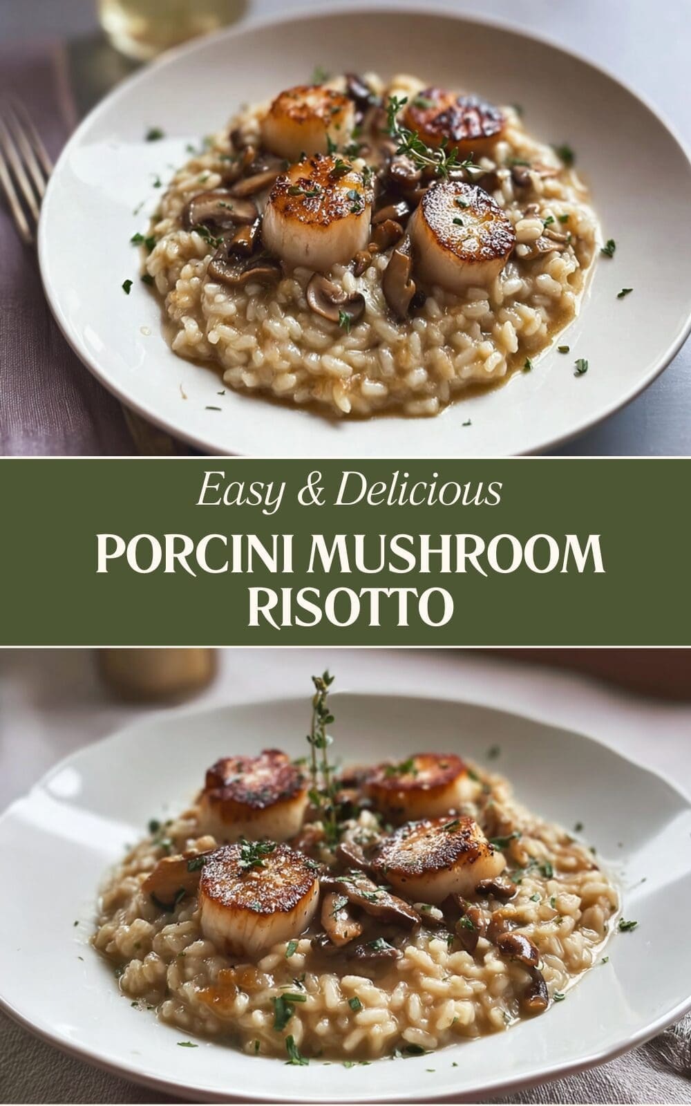 Porcini Mushroom Risotto
