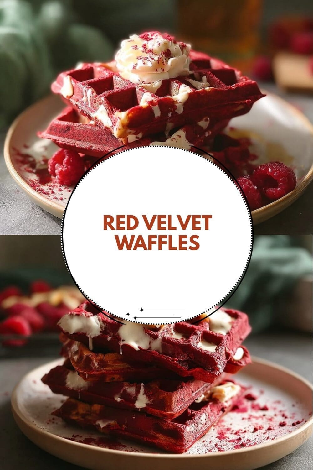 Red Velvet Waffles: Cream Cheese Glaze Recipe For Fluffy, Crispy Results 7 Red Velvet Waffles