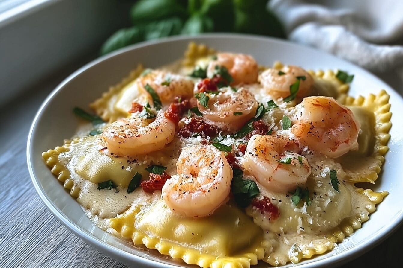 Shrimp Parmesan Ravioli