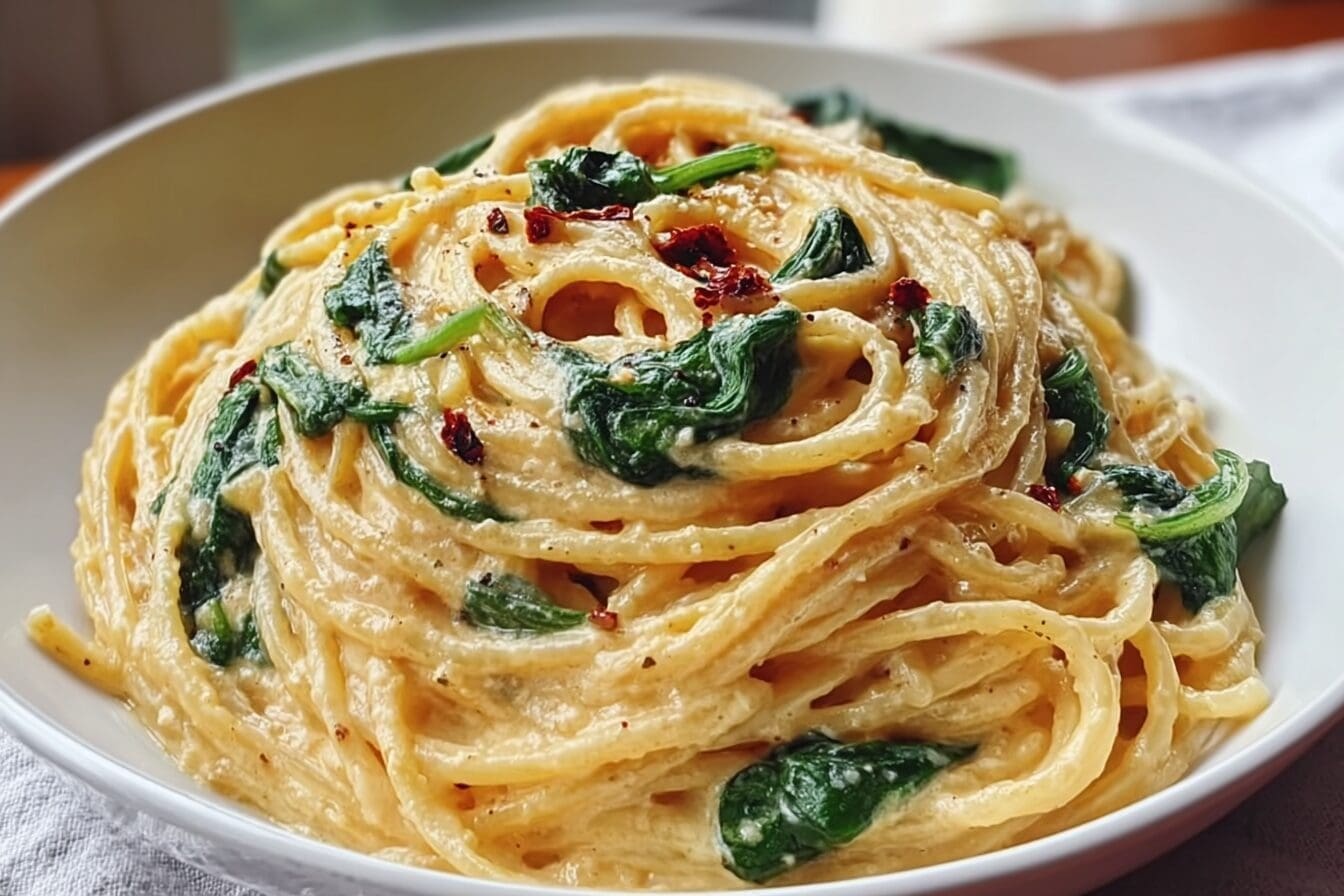 Spaghetti And Spinach