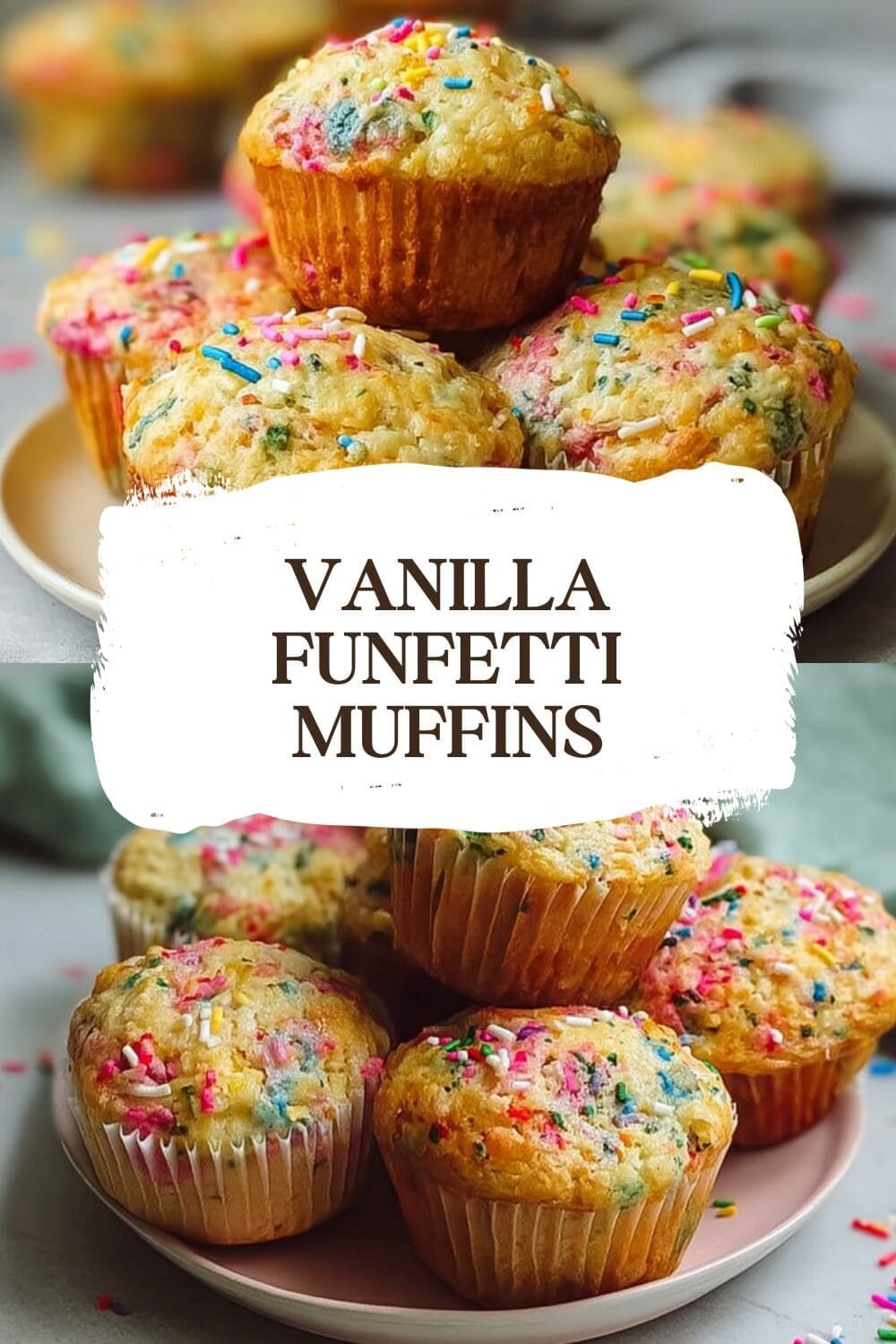 Vanilla Funfetti Muffins
