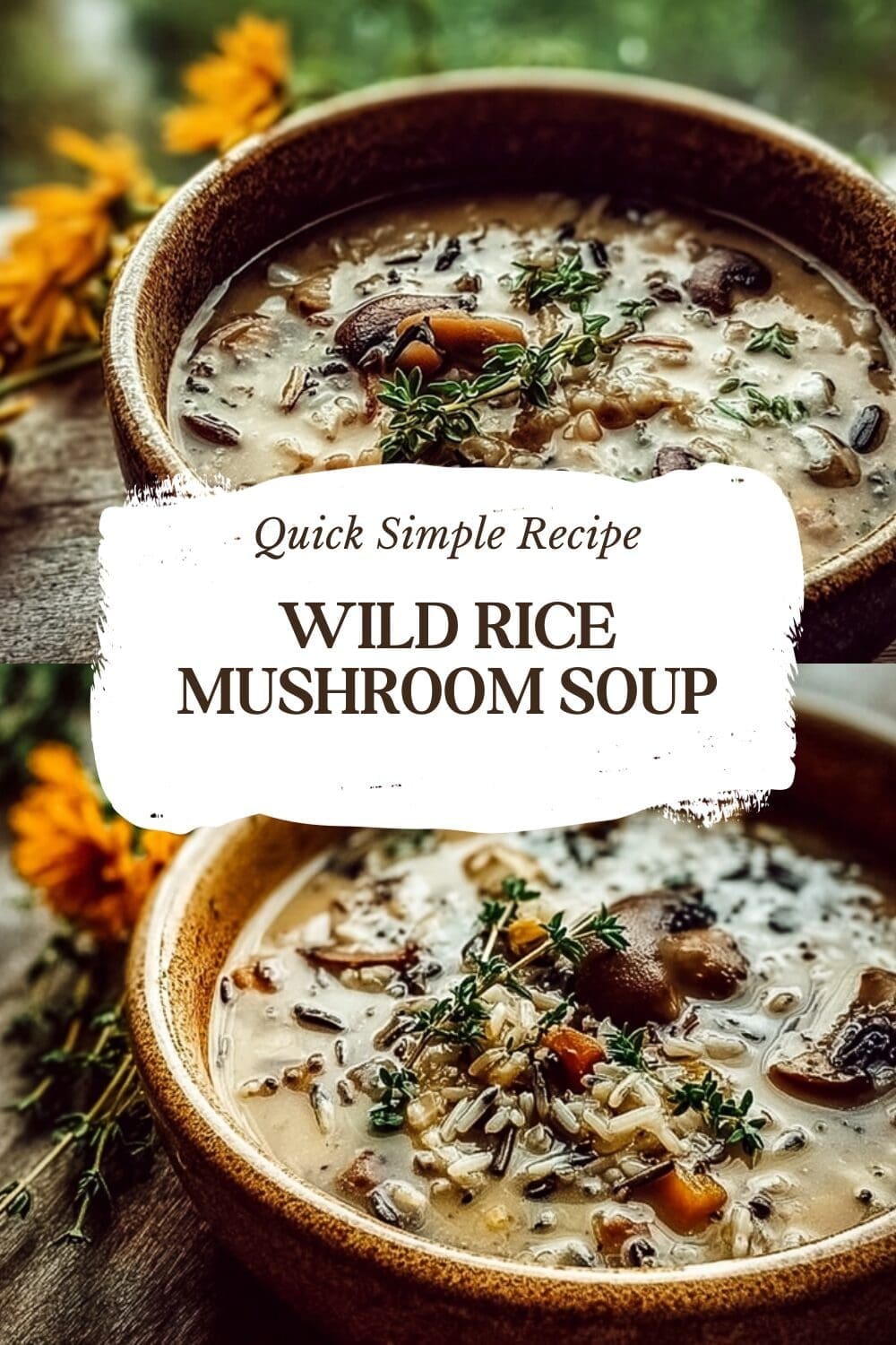 Wild Rice Mushroom Soup