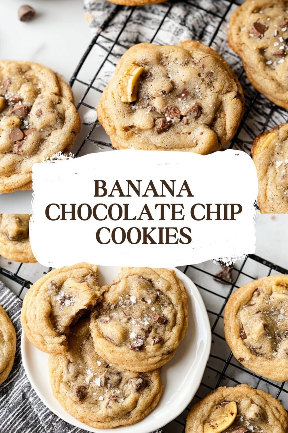 Banana Chocolate Chip Cookies