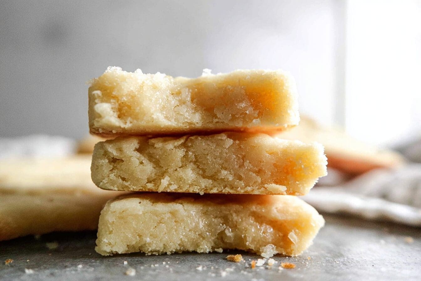 Buttery Vanilla Shortbread Cookies Recipe 6 Butter Shortbread Cookies