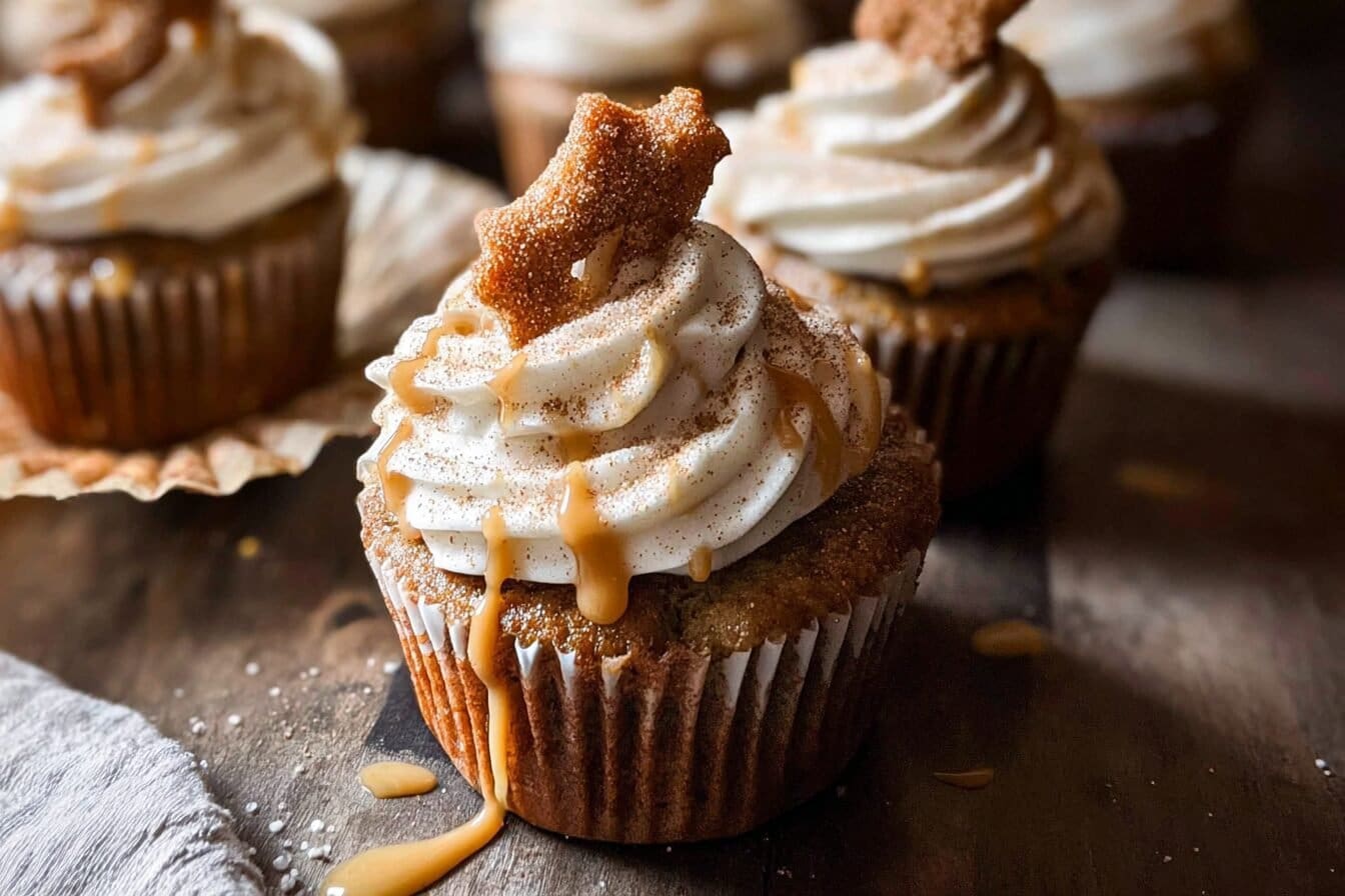 Chai Cupcakes With Maple Buttercream Frosting 6 Chai Spice Maple Cupcakes