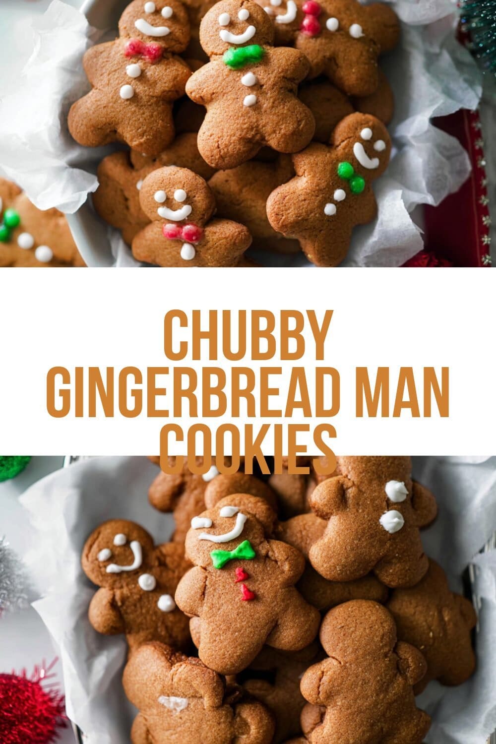 Chubby Gingerbread Man Cookies