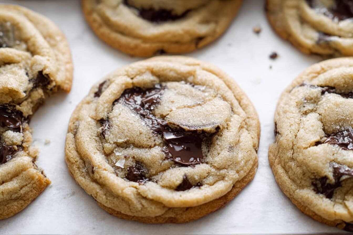 Dark Chocolate Chip Cookies