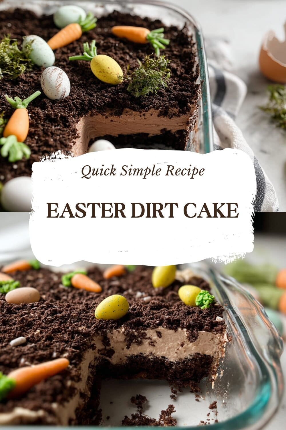 Easter Dirt Cake Recipe No Bake Dessert 7 Easter Dirt Cake