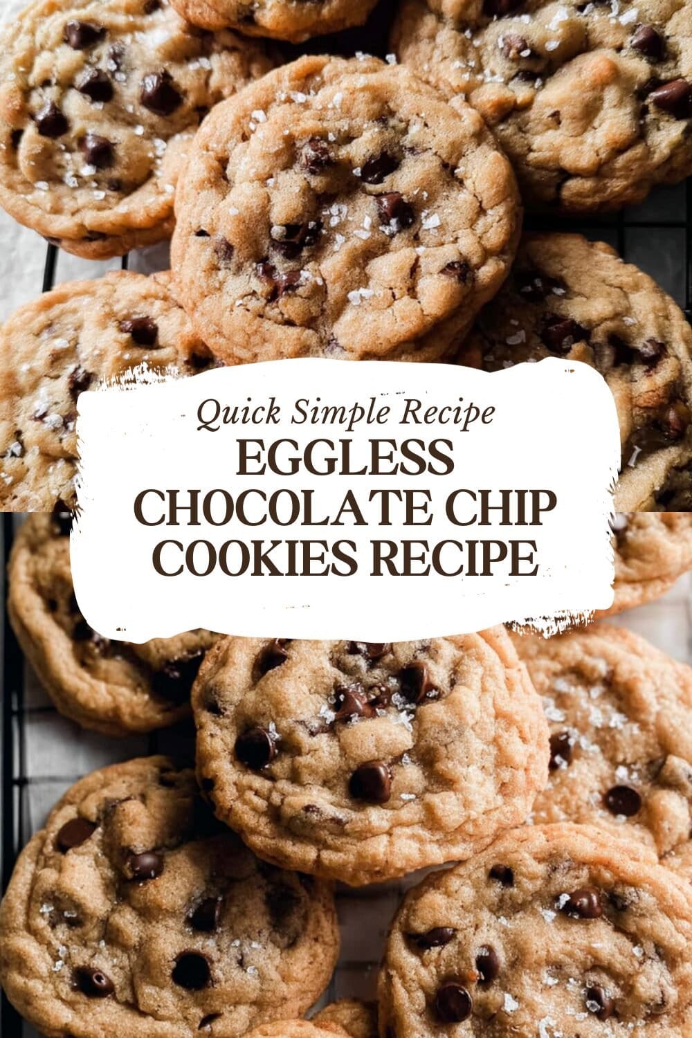 Eggless Chocolate Chip Cookies Recipe