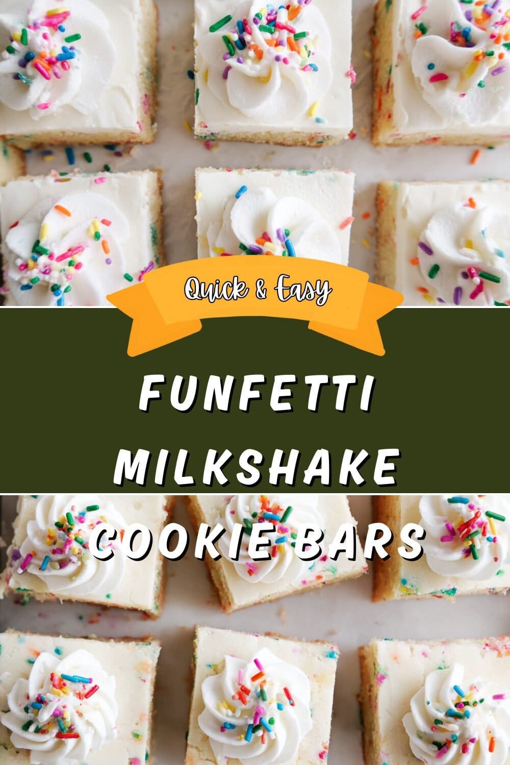 Funfetti Milkshake Cookie Bars 7 Funfetti Milkshake Cookie Bars