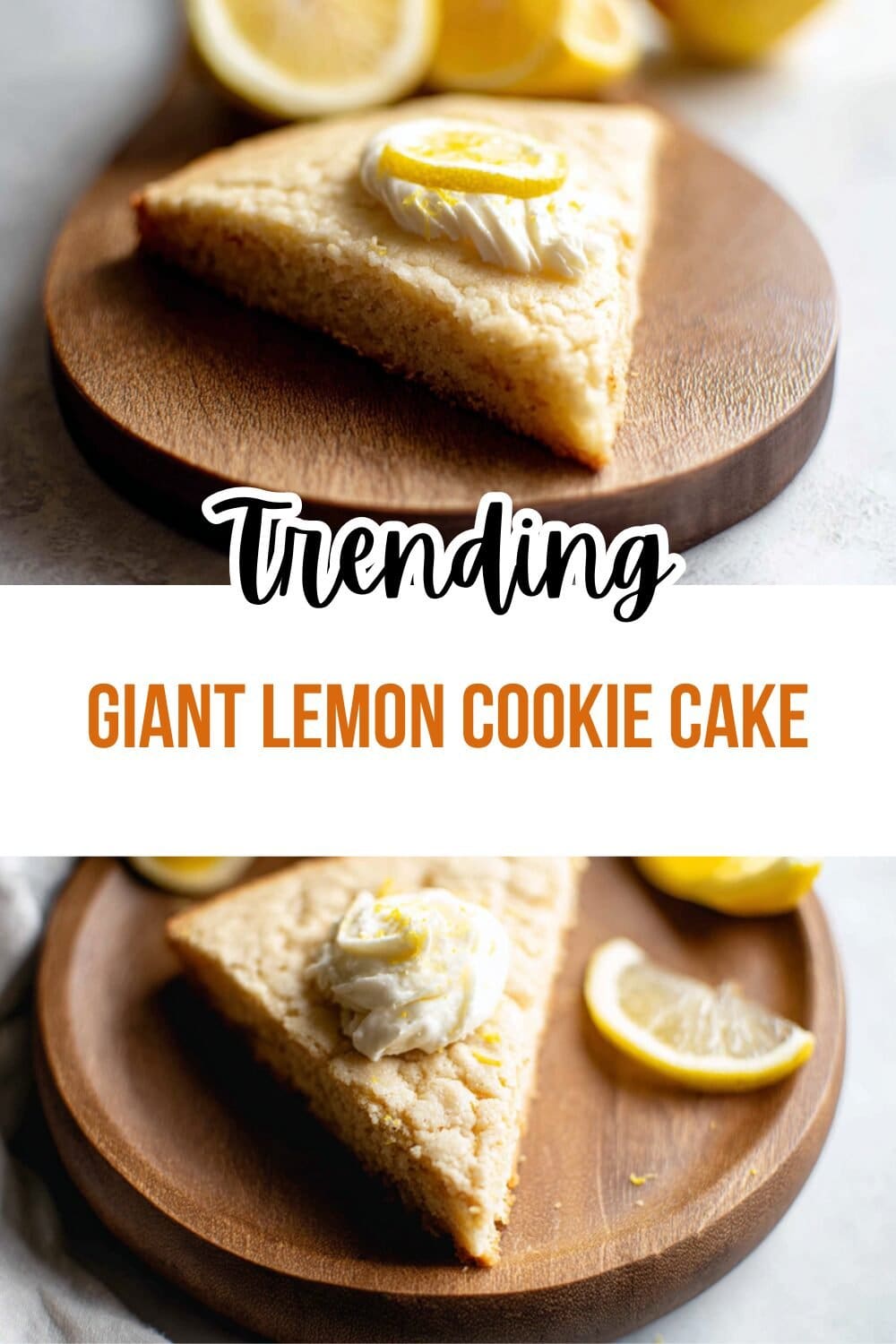 Lemon Sugar Cookie Cake Recipe 7 Giant Lemon Cookie Cake
