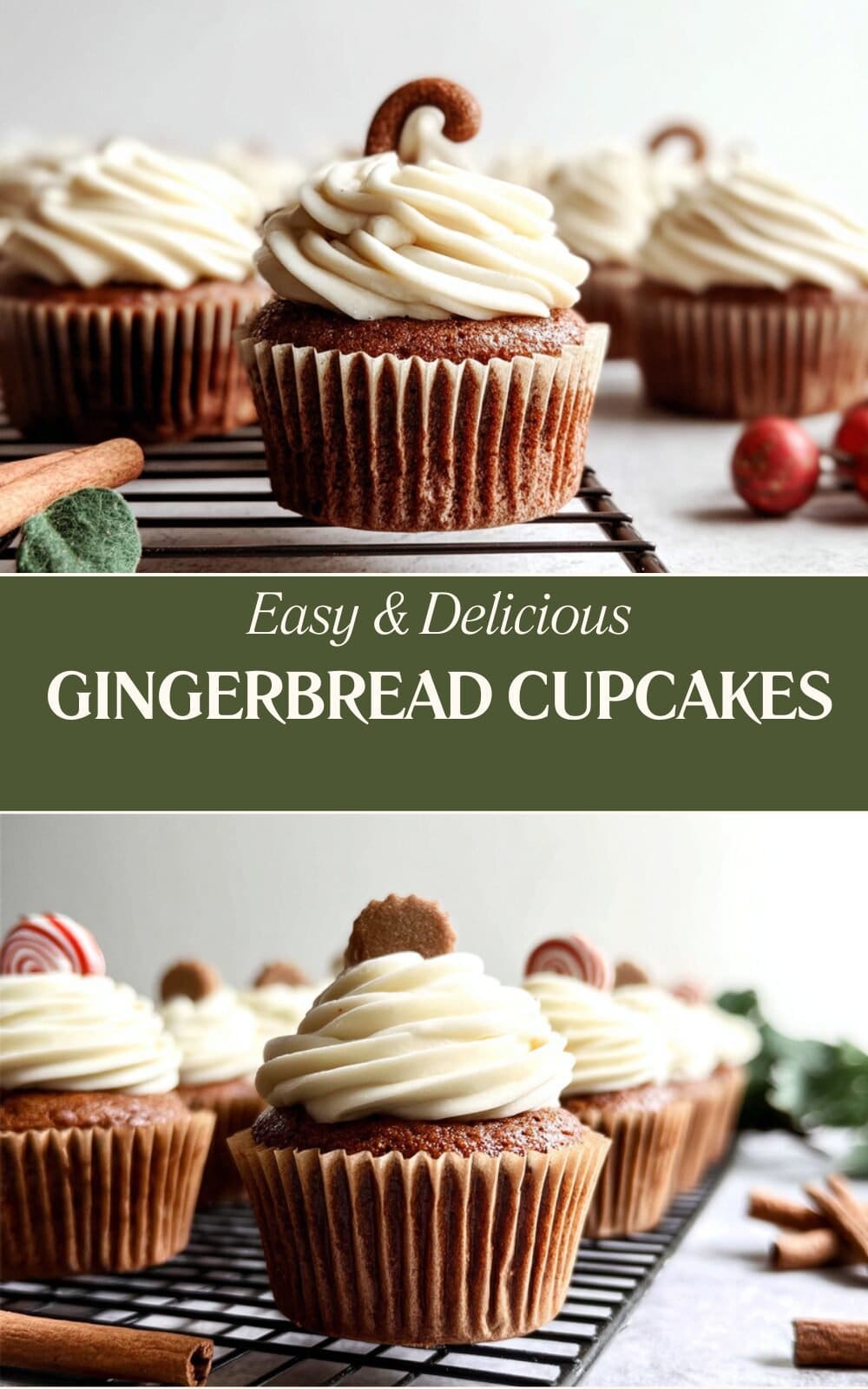 Gingerbread Cupcakes Easy Recipe For Holiday Cheer 7 Gingerbread Cupcakes