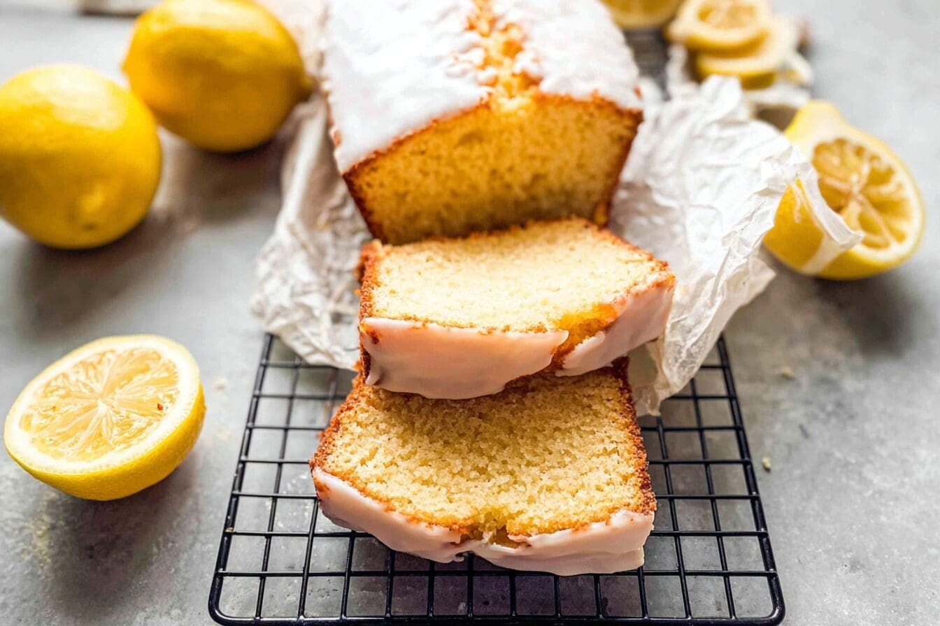 Iced Lemon Loaf Cake Recipe 6 Iced Lemon Loaf