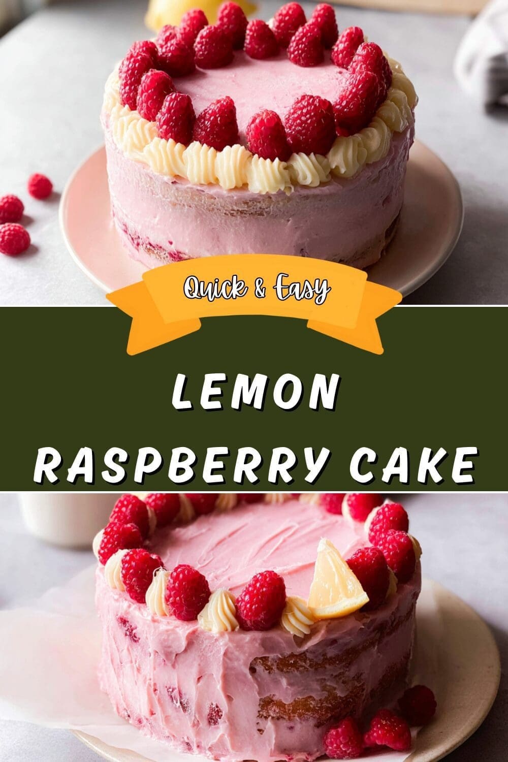 Lemon Raspberry Cake